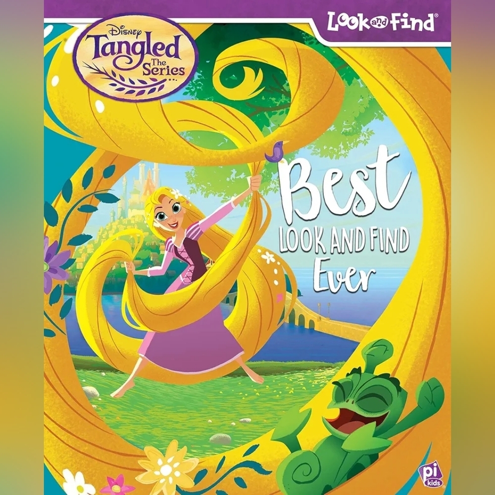 Hard Cover Book: Disney Tangled The Series - Best Look and Find Ever - PI Kids